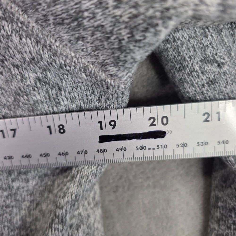 Womens Patagonia Gray 1/4 Zip Fleece Pullover Sweater Long Sleeve Polyester M - Picture 6 of 8